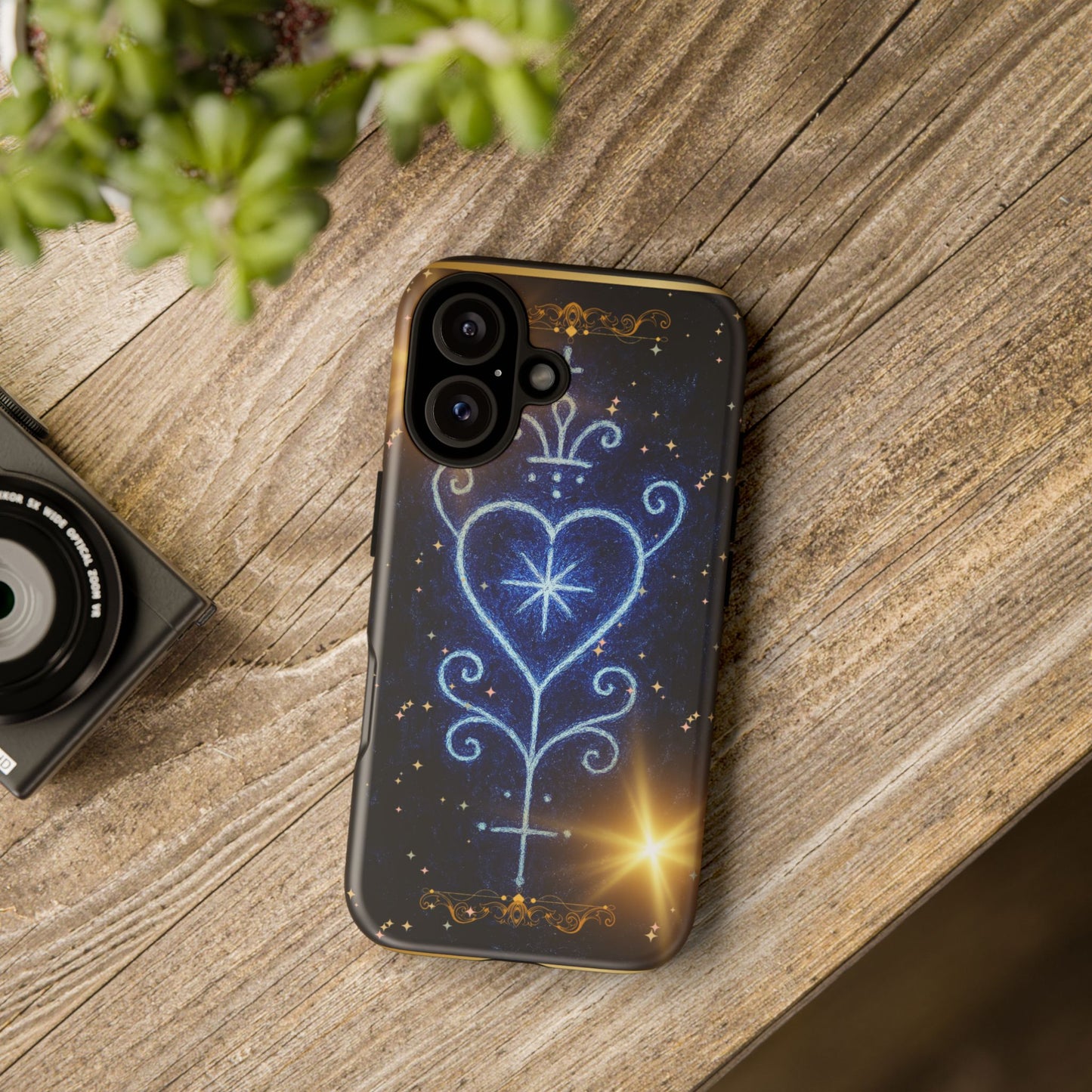 Tough Cases Phone Case, Galaxy Heart Design, Stylish Protection, Unique Gift, Astrology Lover Accessory, Birthday Present