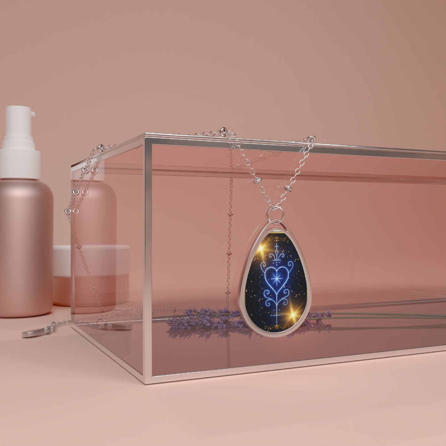 Voodoo Heart Collections, Necklace, Boho Jewelry, Gift for Her, Layering Necklace, Starry Night Pendant, Spiritual Accessories