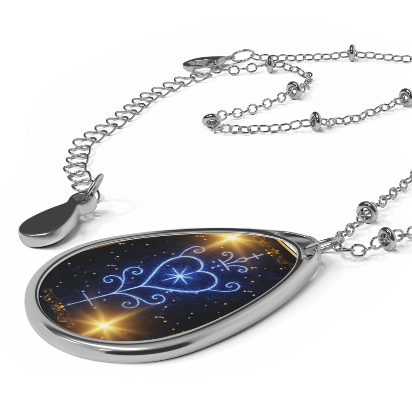 Voodoo Heart Collections, Necklace, Boho Jewelry, Gift for Her, Layering Necklace, Starry Night Pendant, Spiritual Accessories