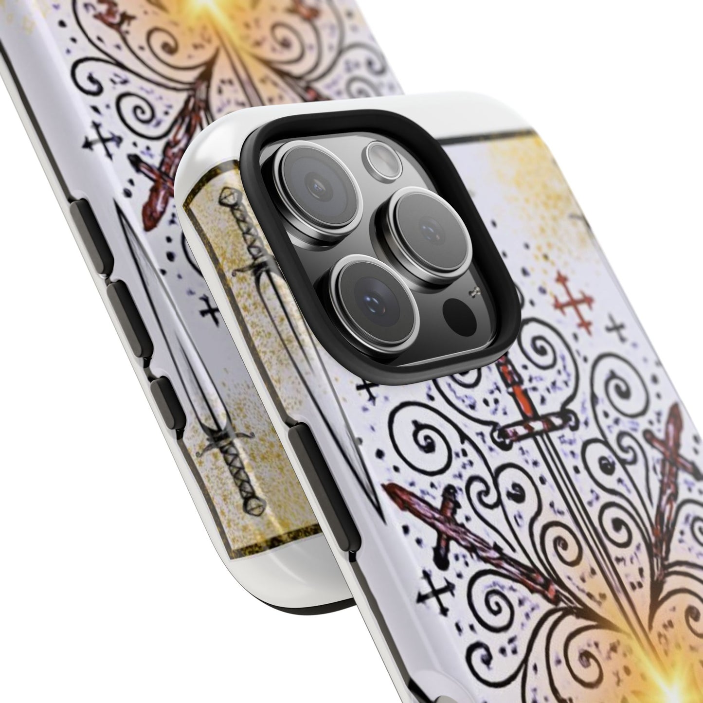 Bold Artistic Phone Cases, Tough Phone Cover, Unique Phone Accessories, Gifts for Geeks, Artistic Decor for Phones