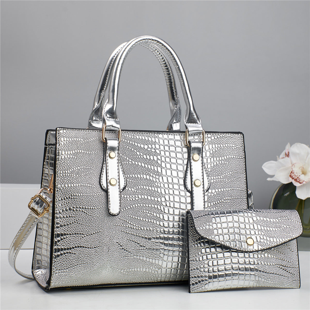 European And American New Commuter Shoulder Portable Crossbody Two-piece Bag