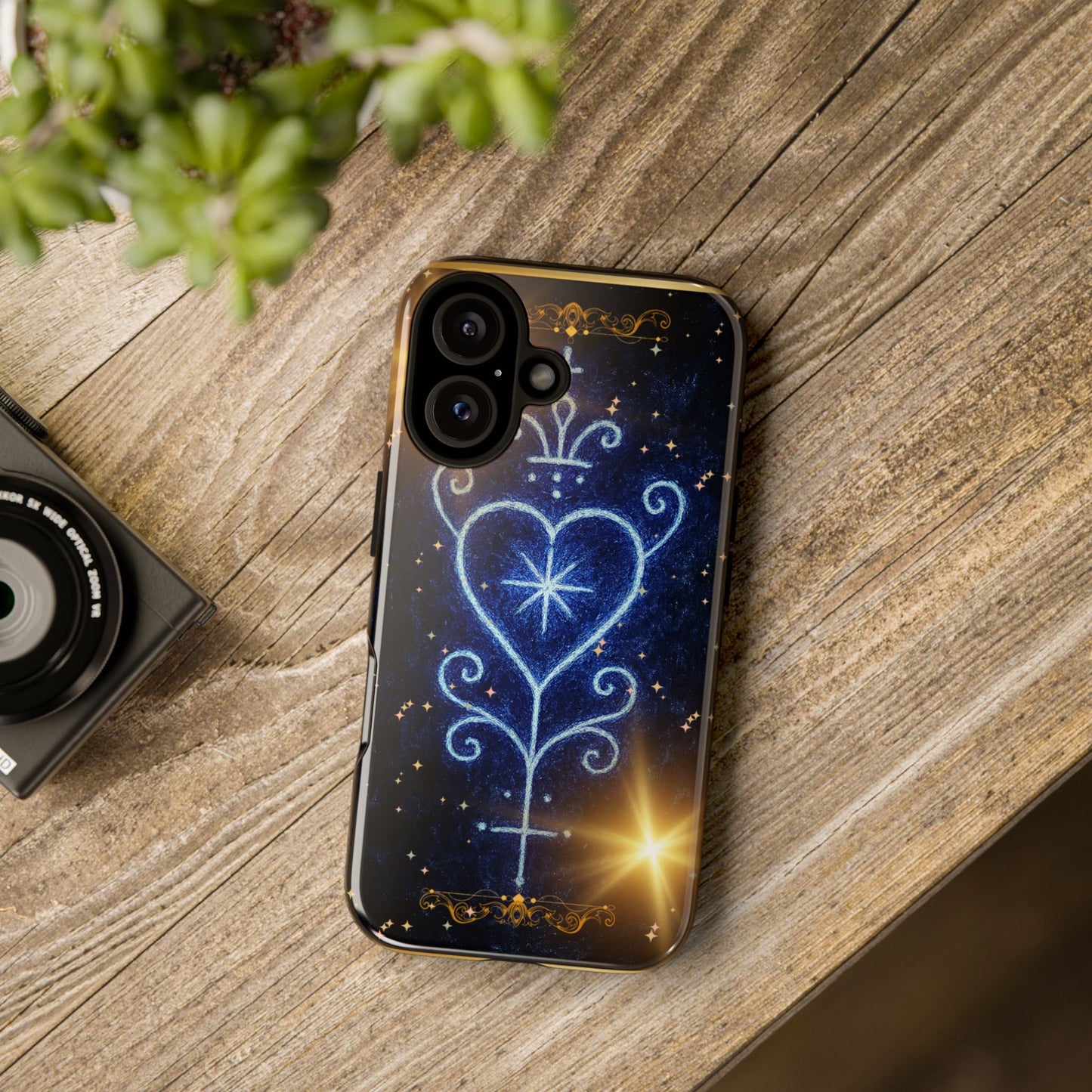 Tough Cases Phone Case, Galaxy Heart Design, Stylish Protection, Unique Gift, Astrology Lover Accessory, Birthday Present