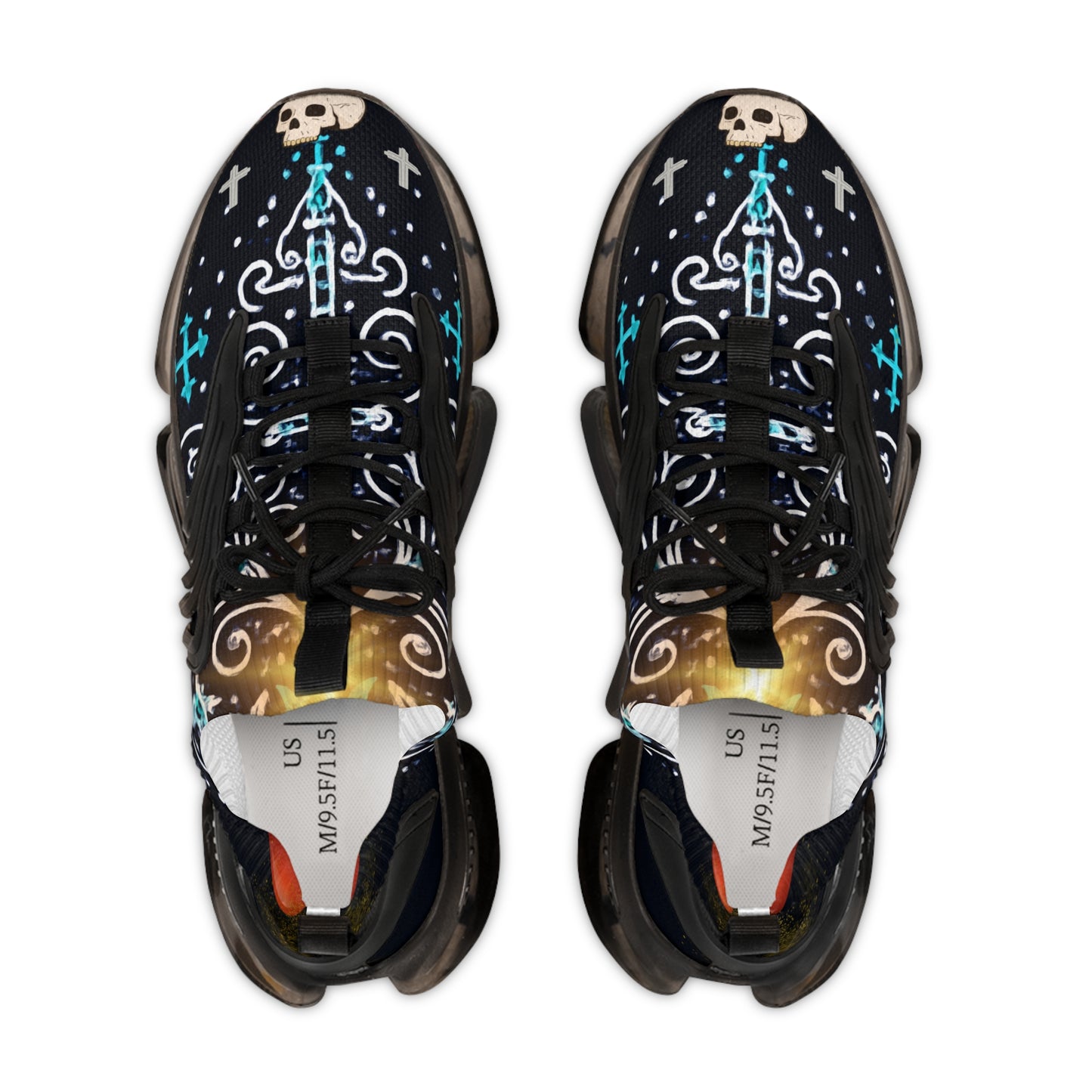 Stylish Men's Mesh Sneakers with Unique Graphic Design | Trendy Footwear for Casual Outings, Fashion Events, and Gifts