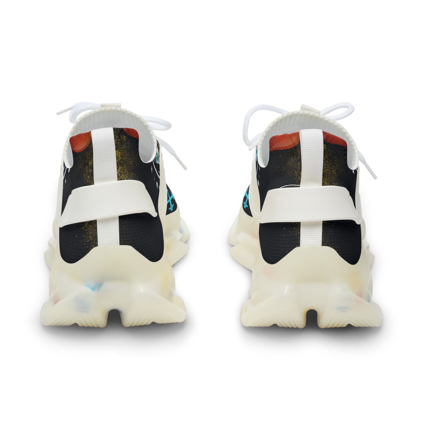 Stylish Men's Mesh Sneakers with Unique Graphic Design | Trendy Footwear for Casual Outings, Fashion Events, and Gifts