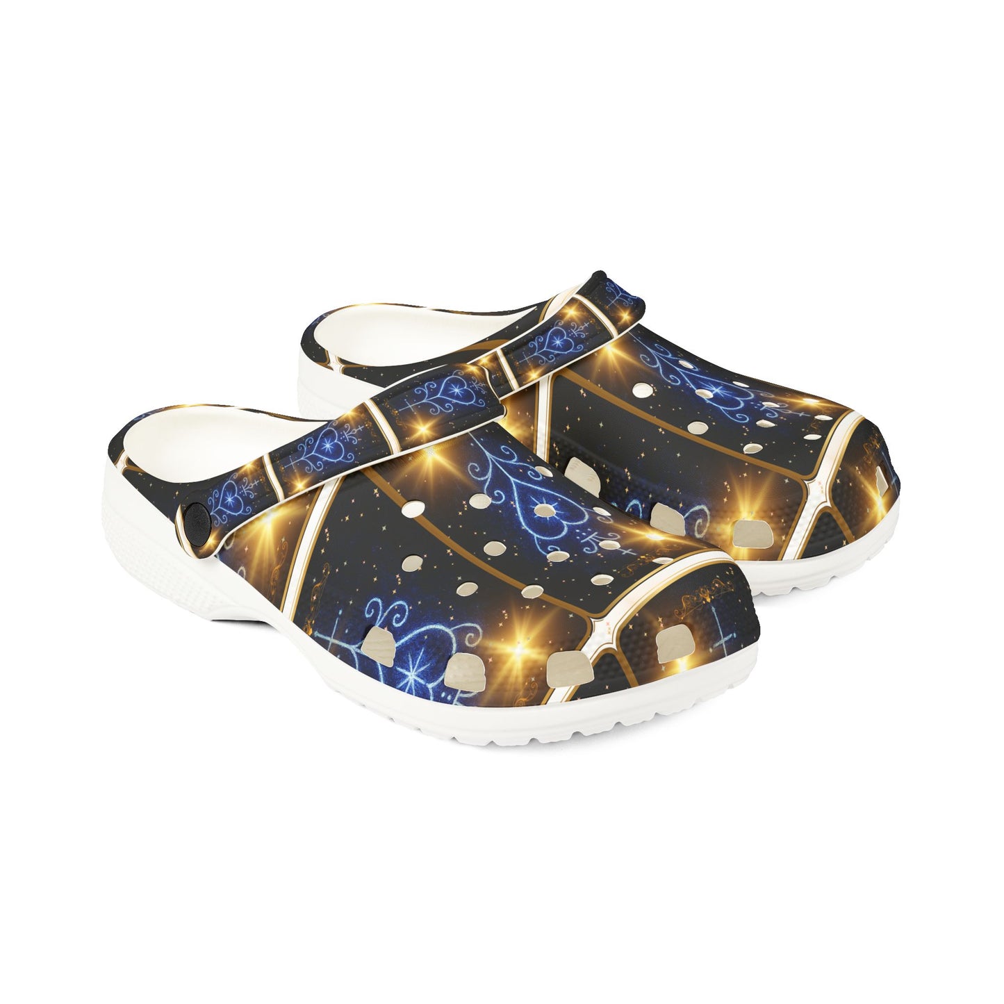 Sparkling Night EVA Foam Shoes, Stylish Slippers for Home and Outdoors, Trendy Clogs for Festivals, Comfortable Footwear