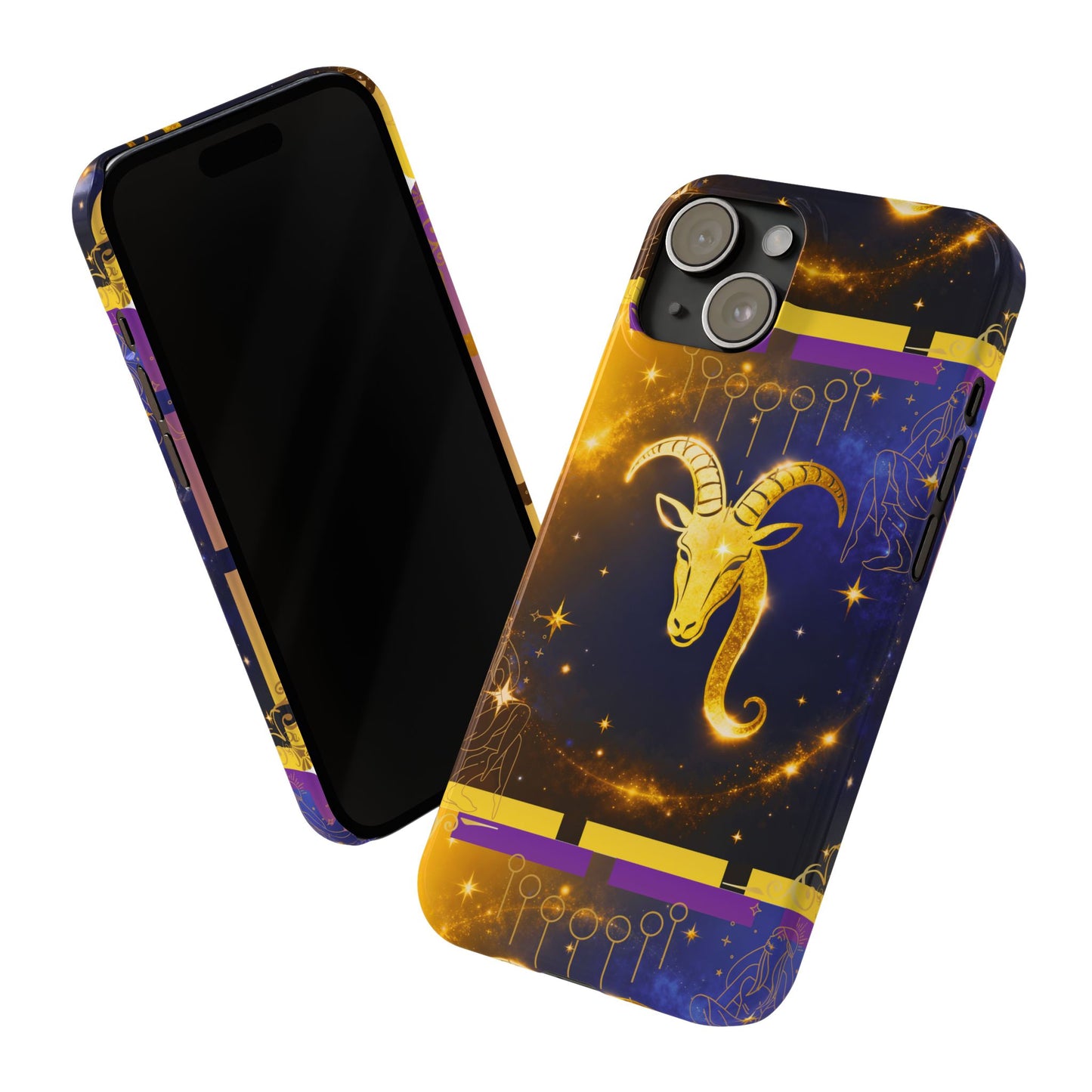 Astrological Aries Slim Phone Case, Zodiac Gifts, Astrology Accessories, Horoscope Phone Cover, Capricorn Aesthetic Decor
