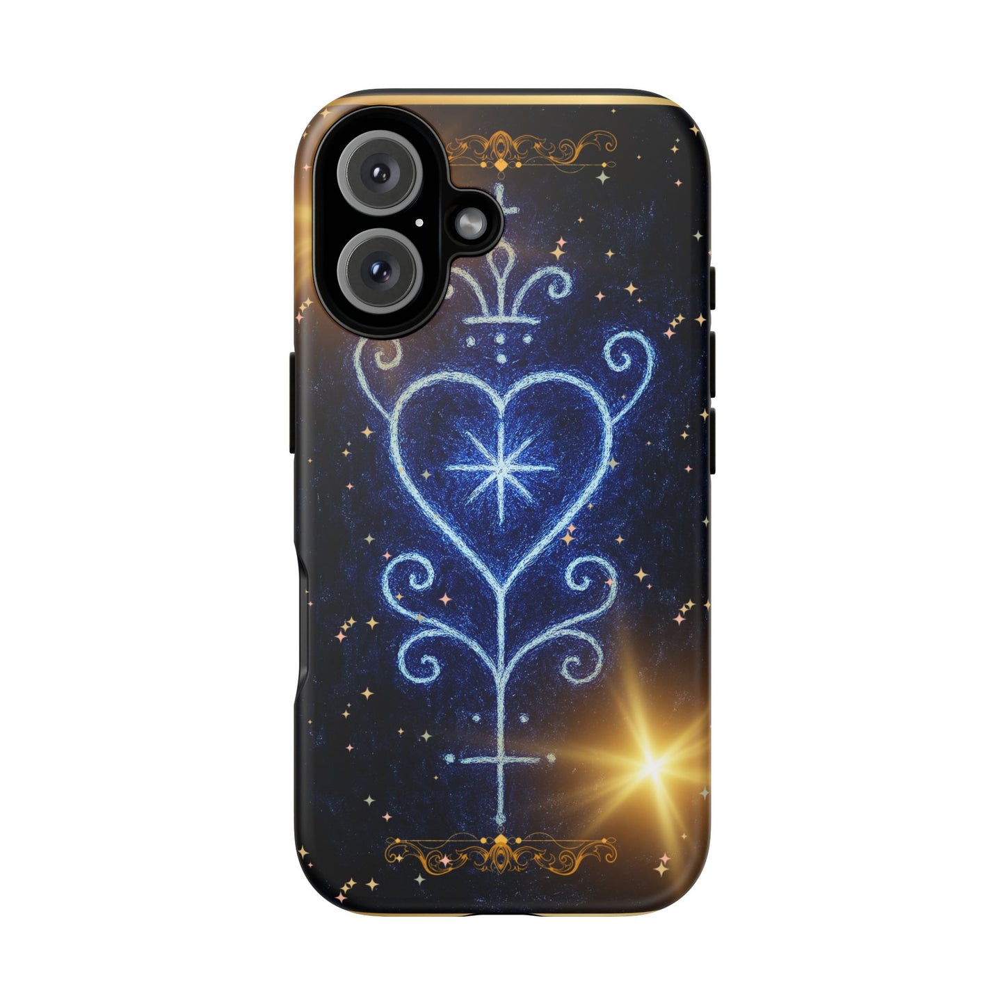 Tough Cases Phone Case, Galaxy Heart Design, Stylish Protection, Unique Gift, Astrology Lover Accessory, Birthday Present