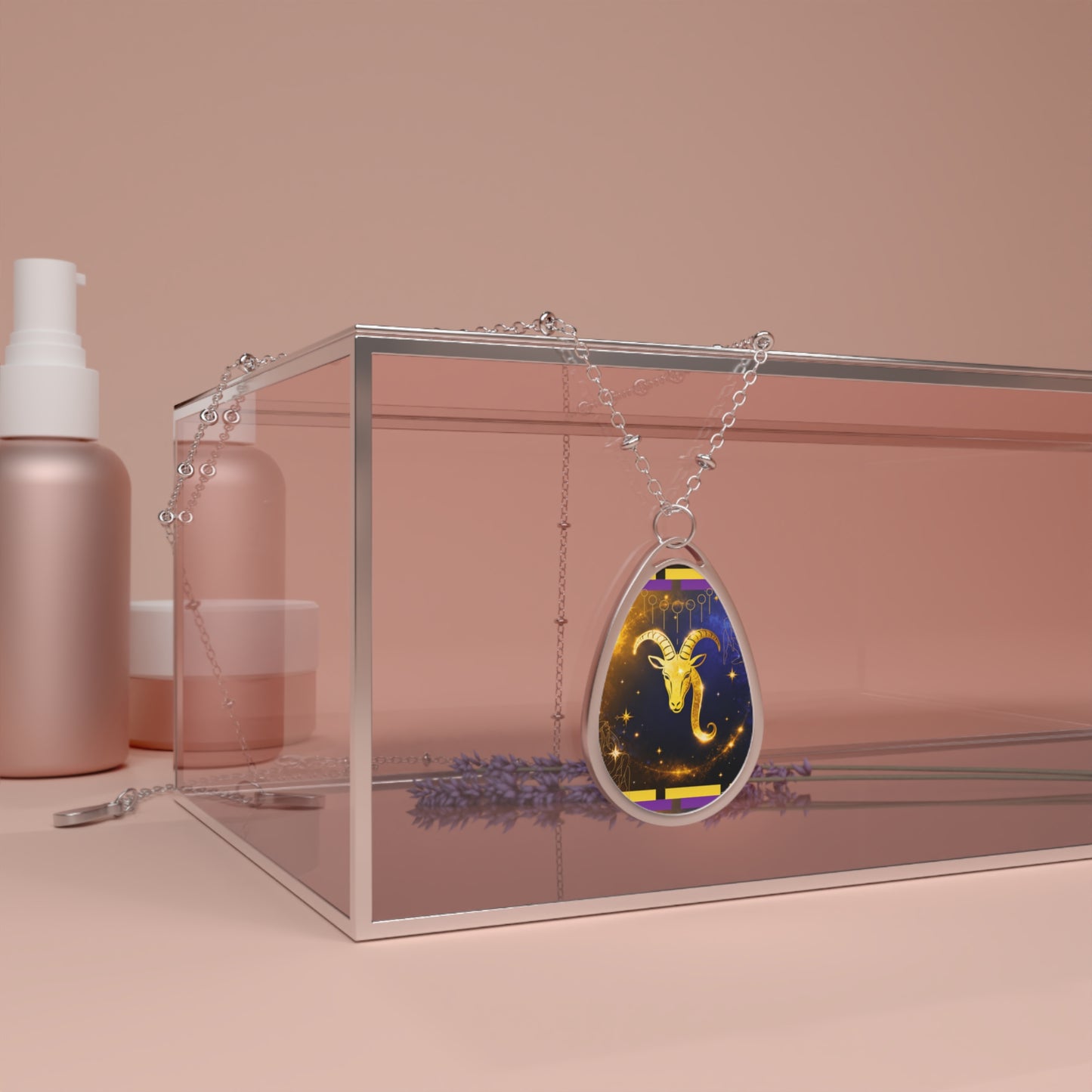 Zodiac Pendant Necklace - Handmade Astrology Jewelry, Thoughtful Gift for Aries, Celestial Jewelry, Horoscope Accessory