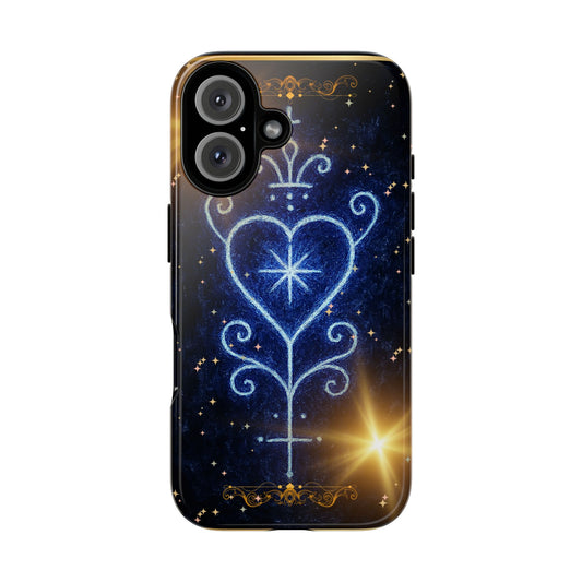 Tough Cases Phone Case, Galaxy Heart Design, Stylish Protection, Unique Gift, Astrology Lover Accessory, Birthday Present