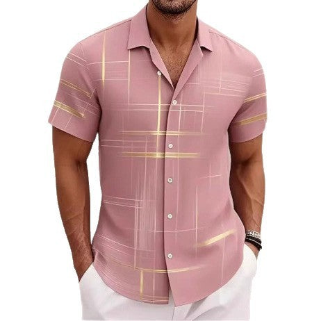 Men's Button Shirt Casual Fashion Outdoor Vacation