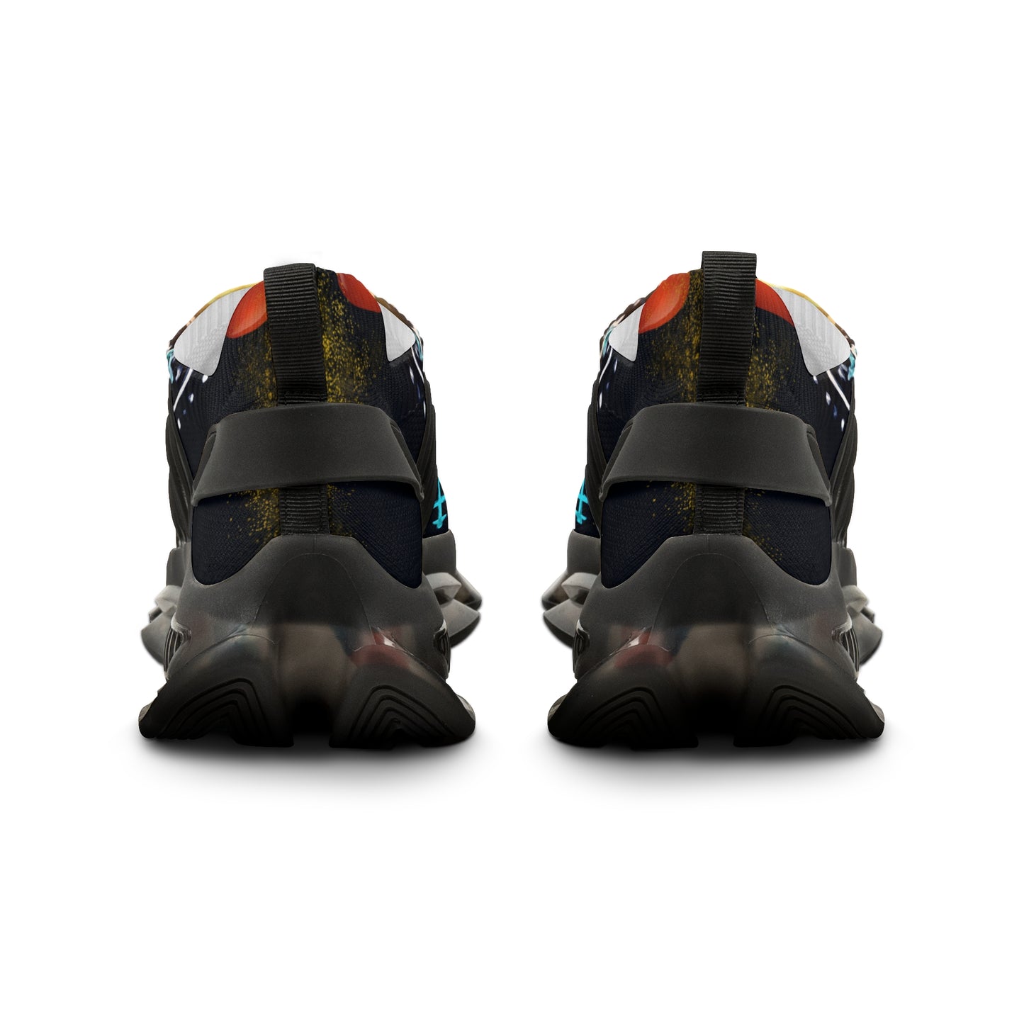 Stylish Men's Mesh Sneakers with Unique Graphic Design | Trendy Footwear for Casual Outings, Fashion Events, and Gifts