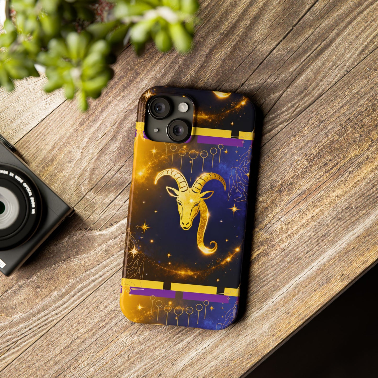 Astrological Aries Slim Phone Case, Zodiac Gifts, Astrology Accessories, Horoscope Phone Cover, Capricorn Aesthetic Decor