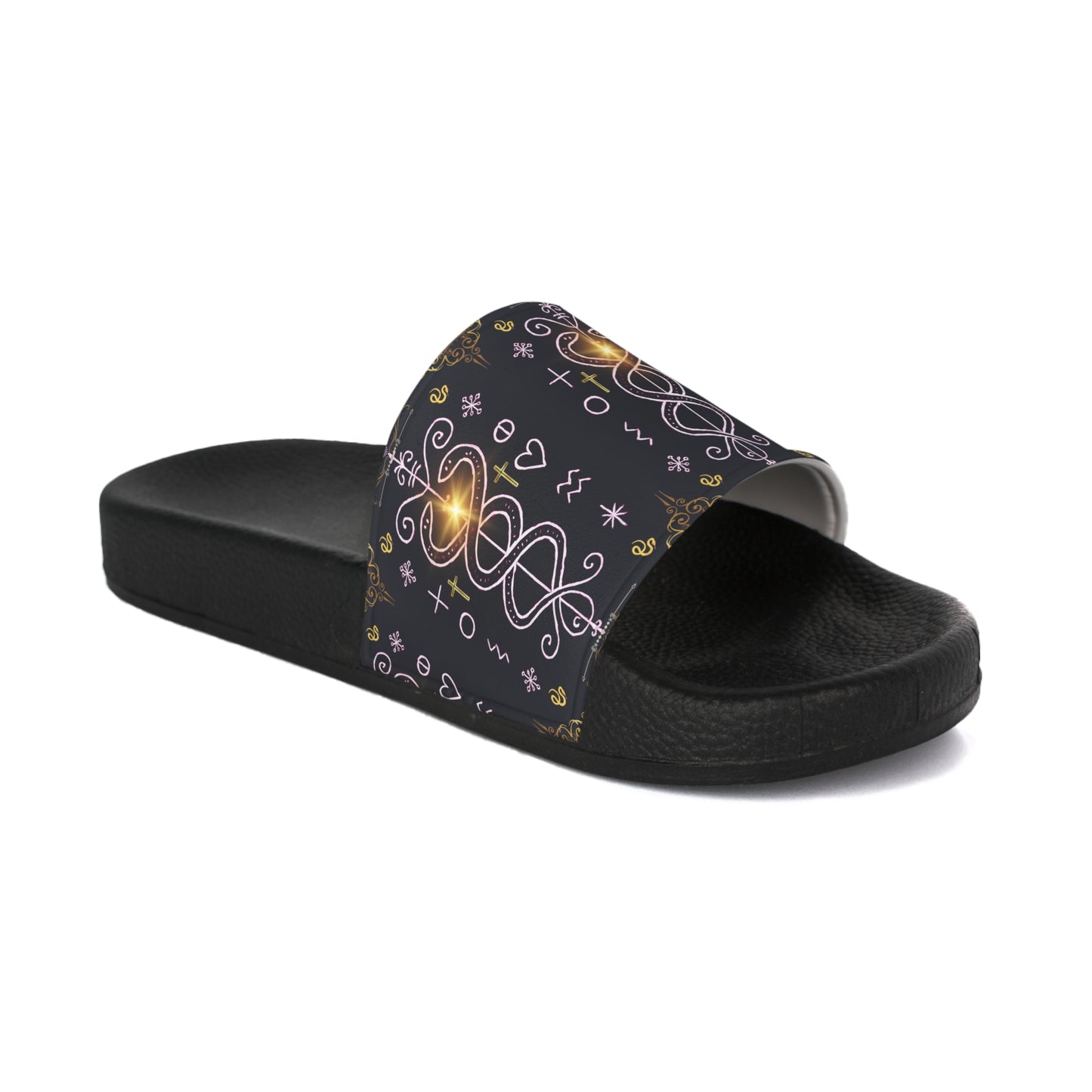 Celestial Pattern Men's Slide Sandals | Comfy Casual Footwear for Summer, Beach Days, Pool Parties, Gifts for Him, Trendy Slides