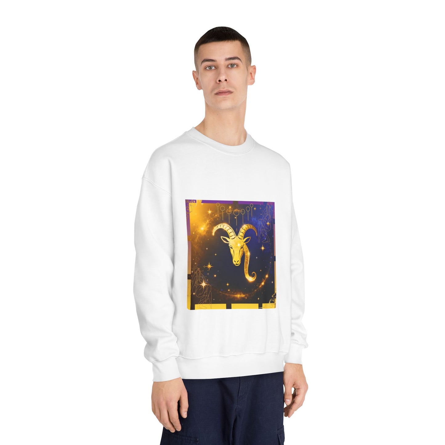 Celestial Capricorn Sweatshirt | Unisex Astrology Crewneck | Gift for Zodiac Lovers, Horoscope Apparel, Cozy Astrology Sweatshirt