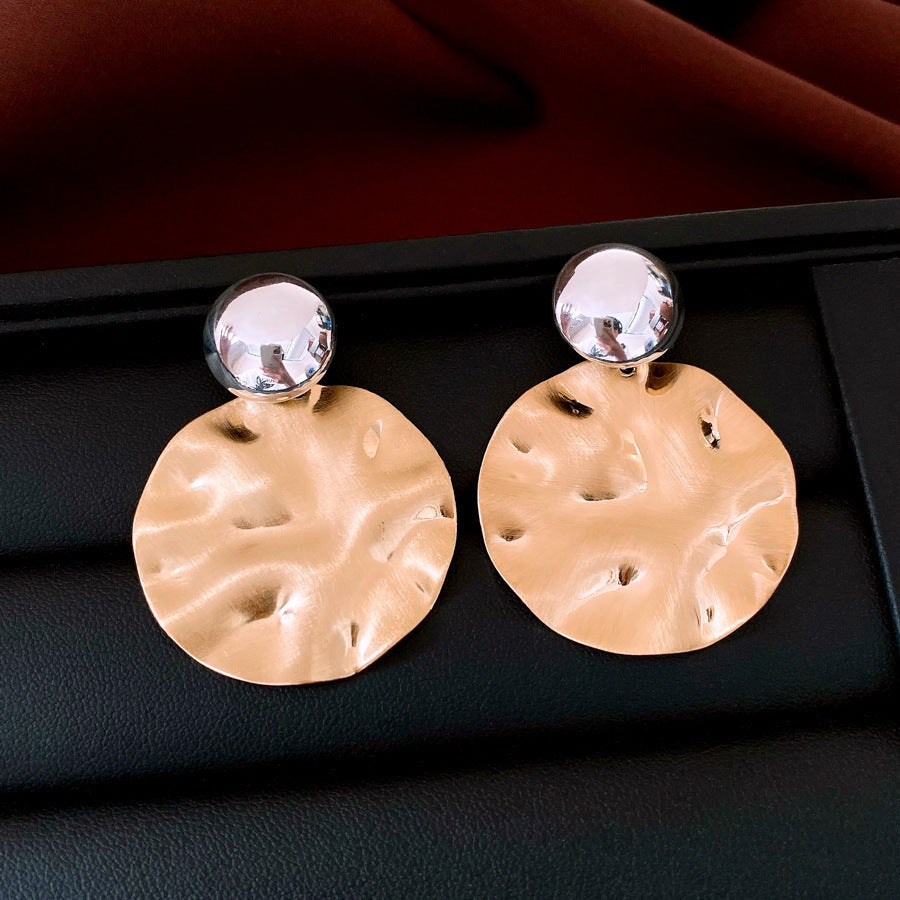 Color Matching Earrings European And American Fashion Trend Simple Personality