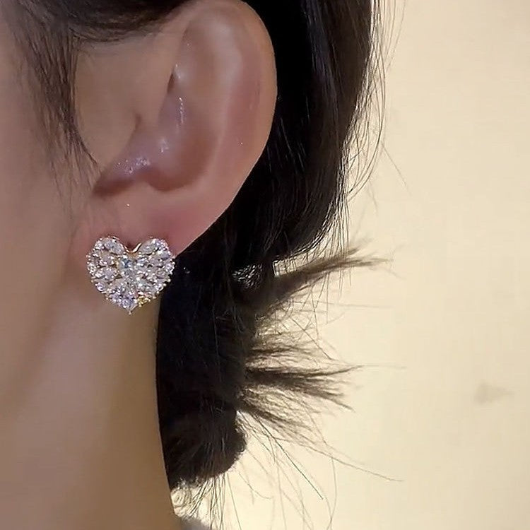 Fashion Personality Love Auricular Needle Women