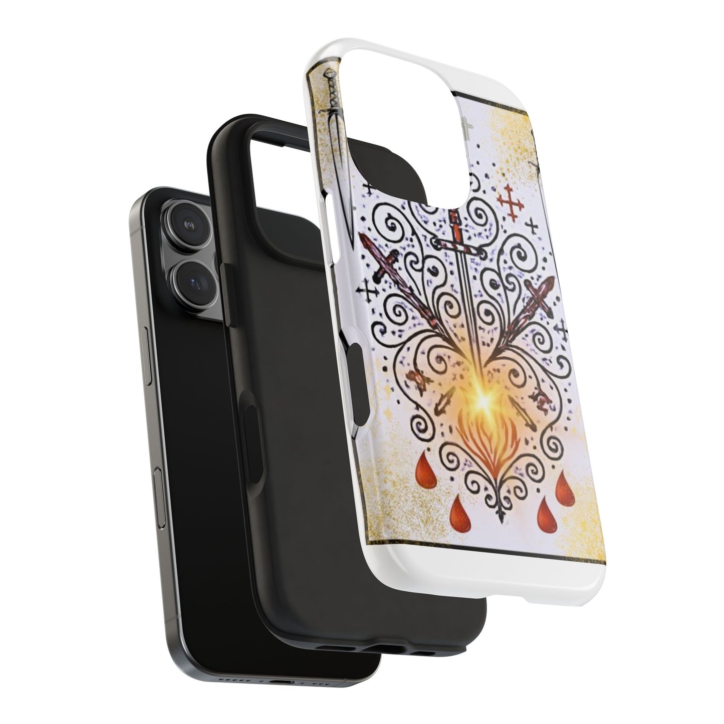 Bold Artistic Phone Cases, Tough Phone Cover, Unique Phone Accessories, Gifts for Geeks, Artistic Decor for Phones