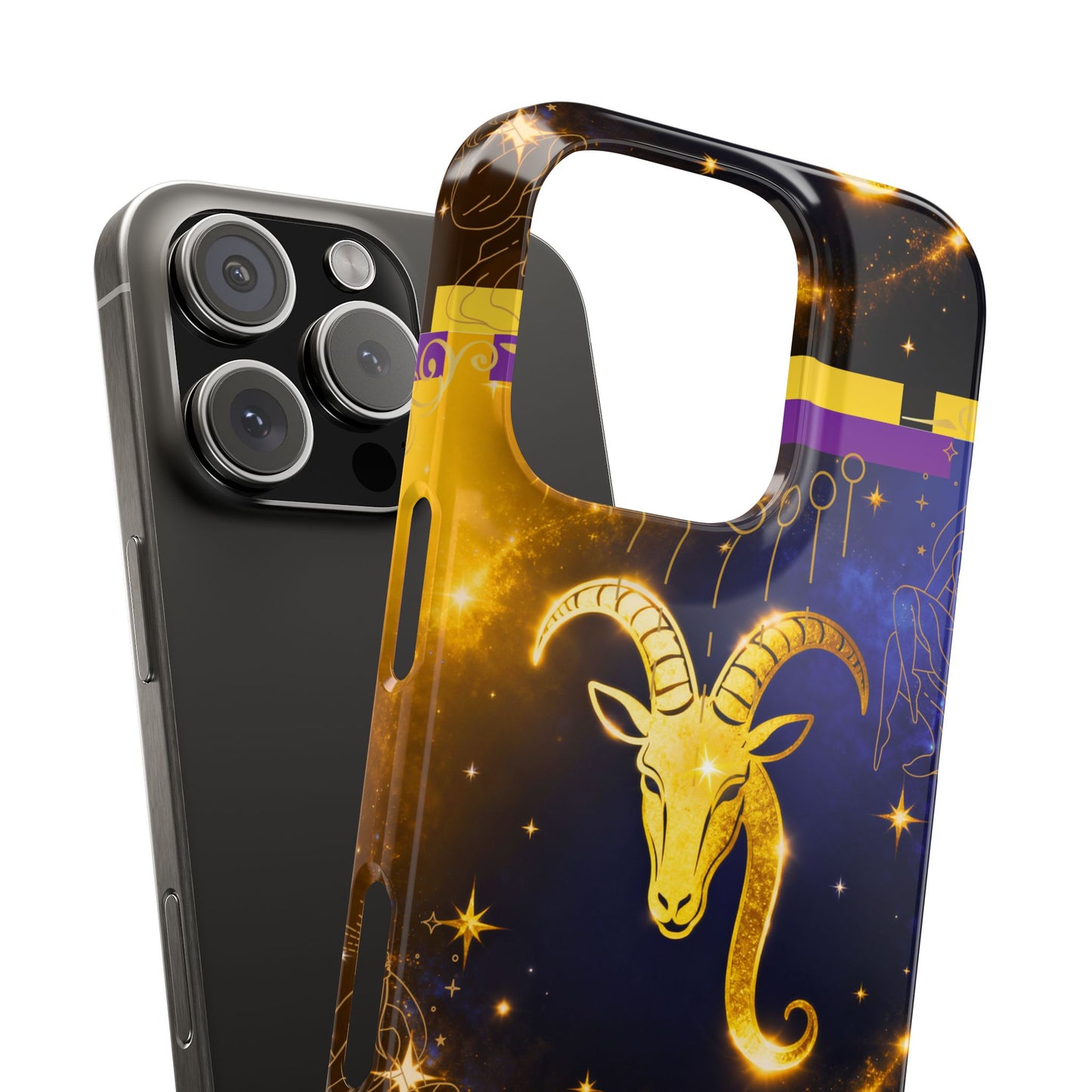 Astrological Aries Slim Phone Case, Zodiac Gifts, Astrology Accessories, Horoscope Phone Cover, Capricorn Aesthetic Decor
