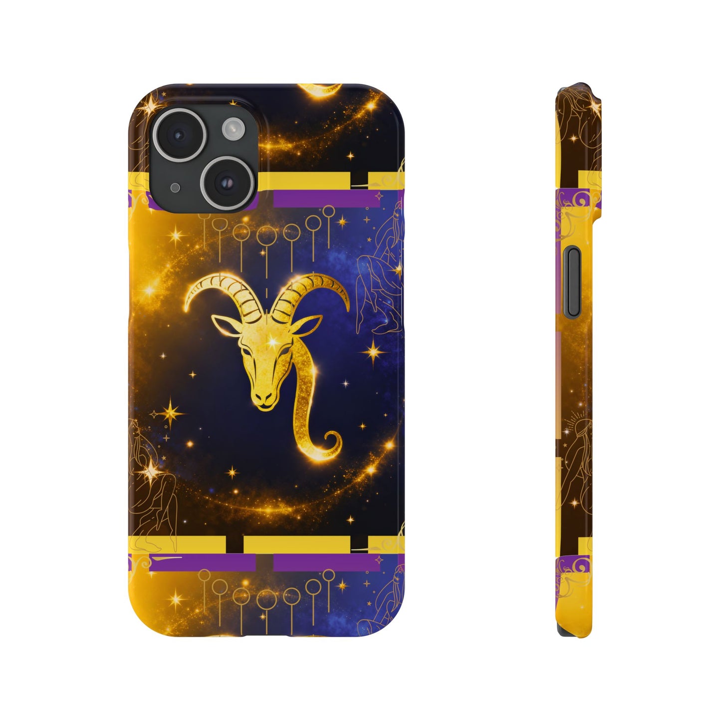 Astrological Aries Slim Phone Case, Zodiac Gifts, Astrology Accessories, Horoscope Phone Cover, Capricorn Aesthetic Decor