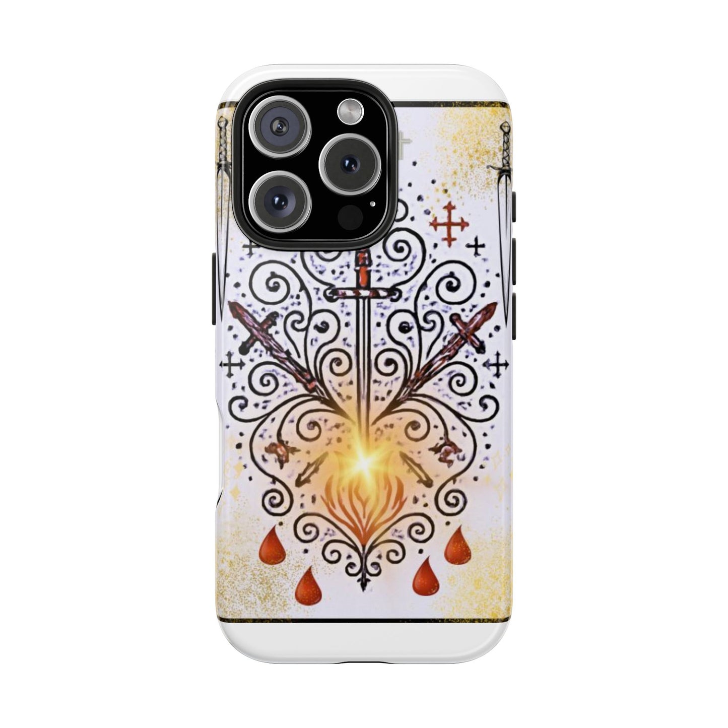 Bold Artistic Phone Cases, Tough Phone Cover, Unique Phone Accessories, Gifts for Geeks, Artistic Decor for Phones
