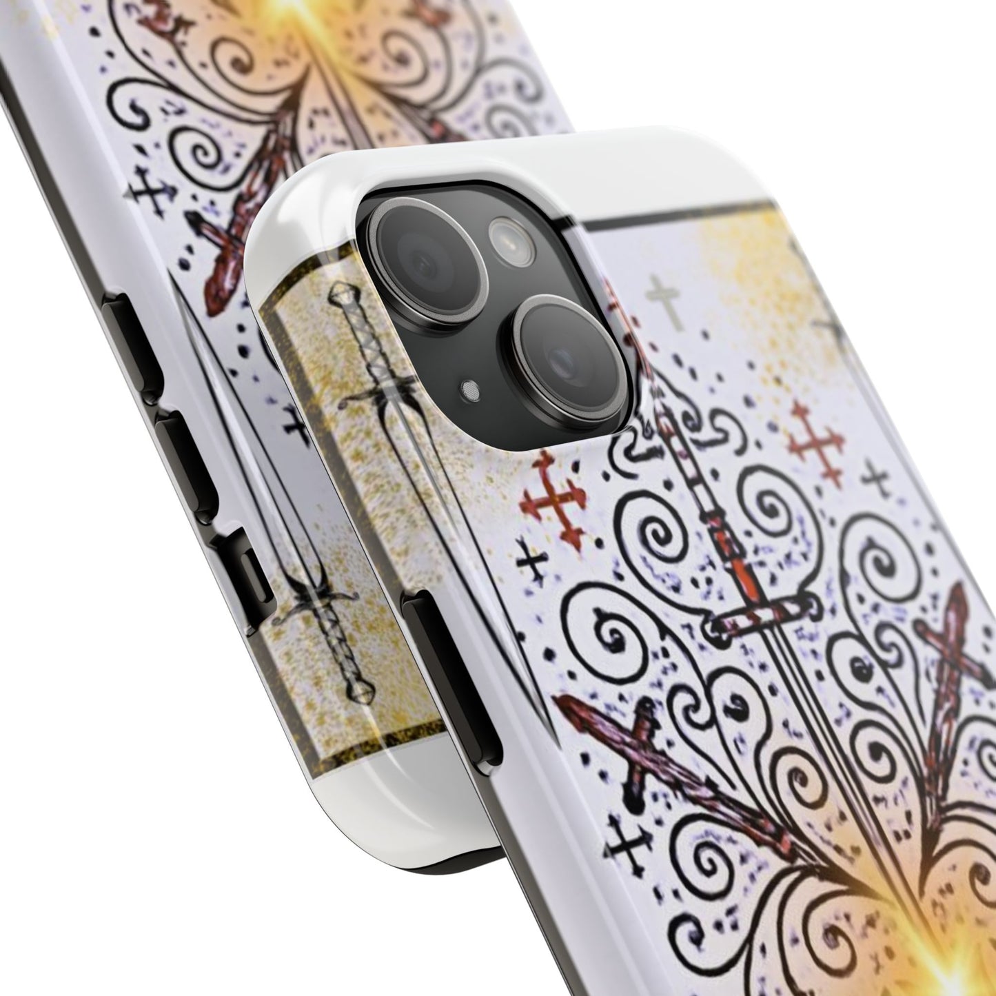 Bold Artistic Phone Cases, Tough Phone Cover, Unique Phone Accessories, Gifts for Geeks, Artistic Decor for Phones