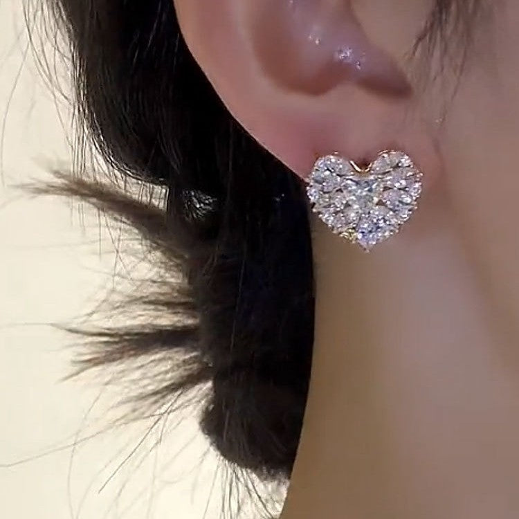 Fashion Personality Love Auricular Needle Women