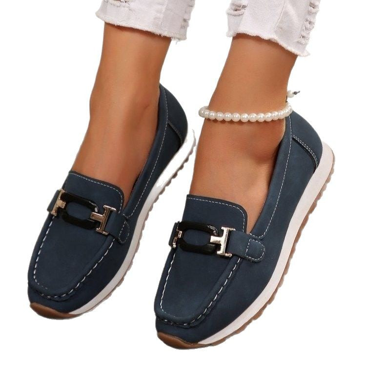 Women's Platform Metal Chain Casual Sneaker