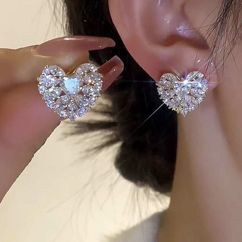 Fashion Personality Love Auricular Needle Women